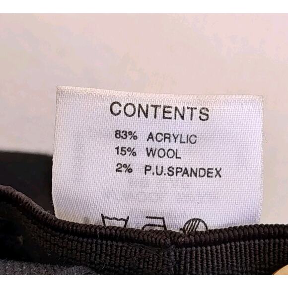 Kangol Black Hat Fitted OSFA Wool Vintage OG Original Kangol Blue Baseball Cap - Picture 7 of 8